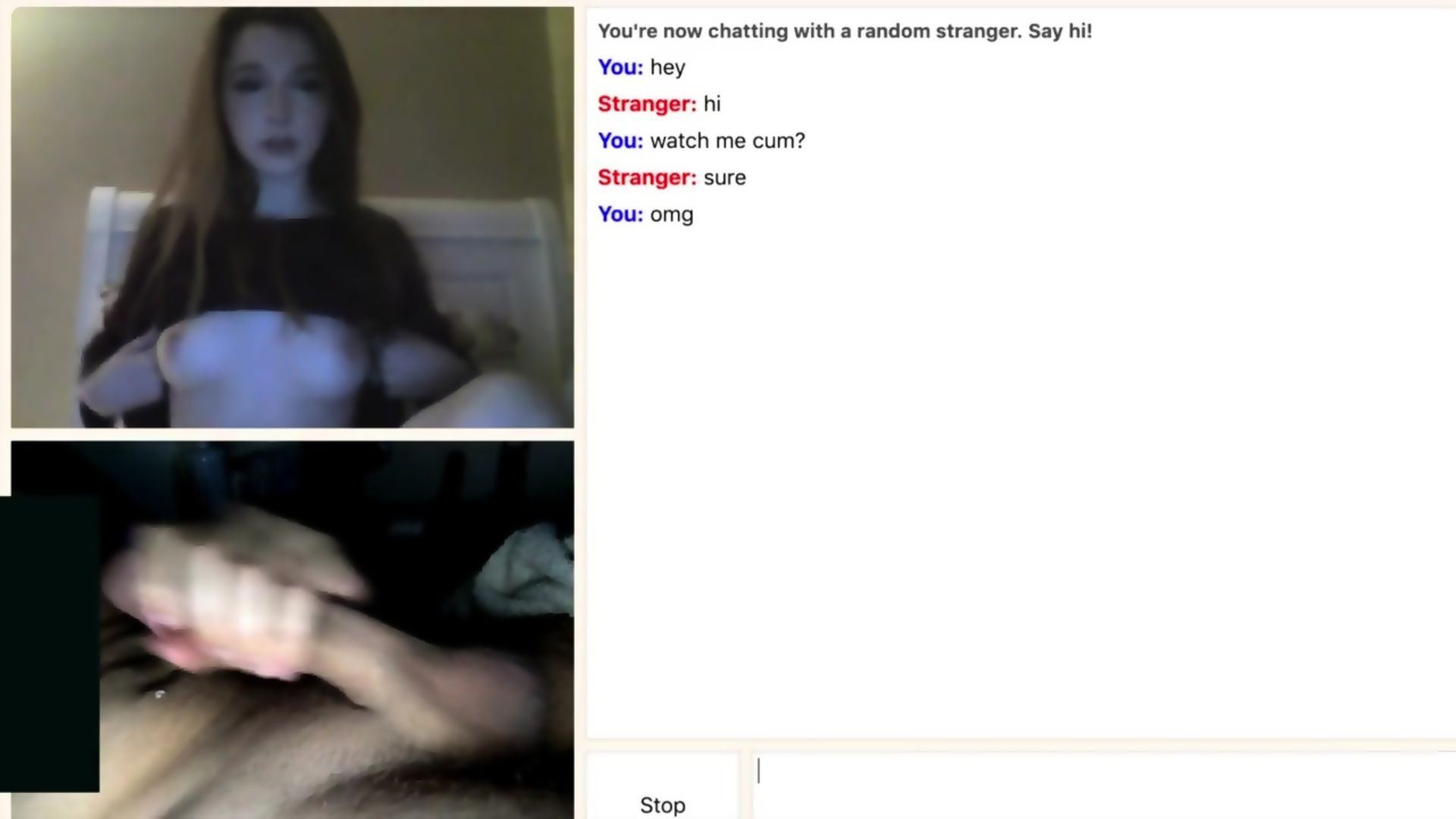 Omegle shows all